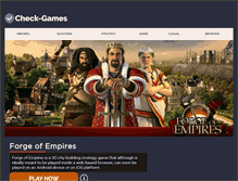 Tablet Screenshot of check-games.com